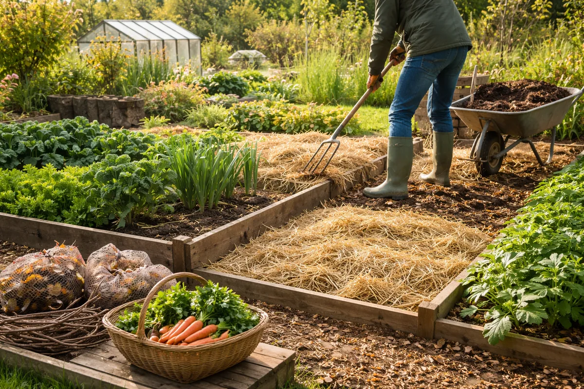 Comment préparer un jardin pour l'hiver avec des techniques écologiques