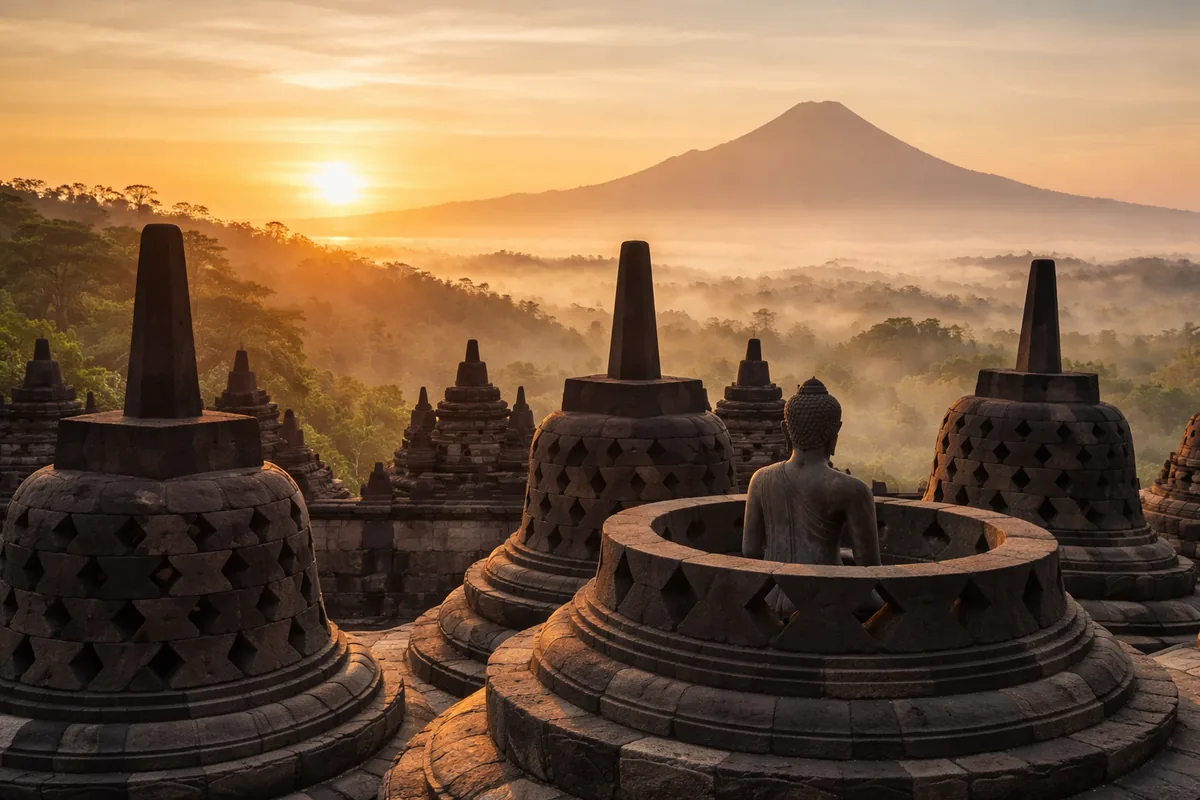 Quel est le meilleur moment pour visiter Borobudur en Asie ?