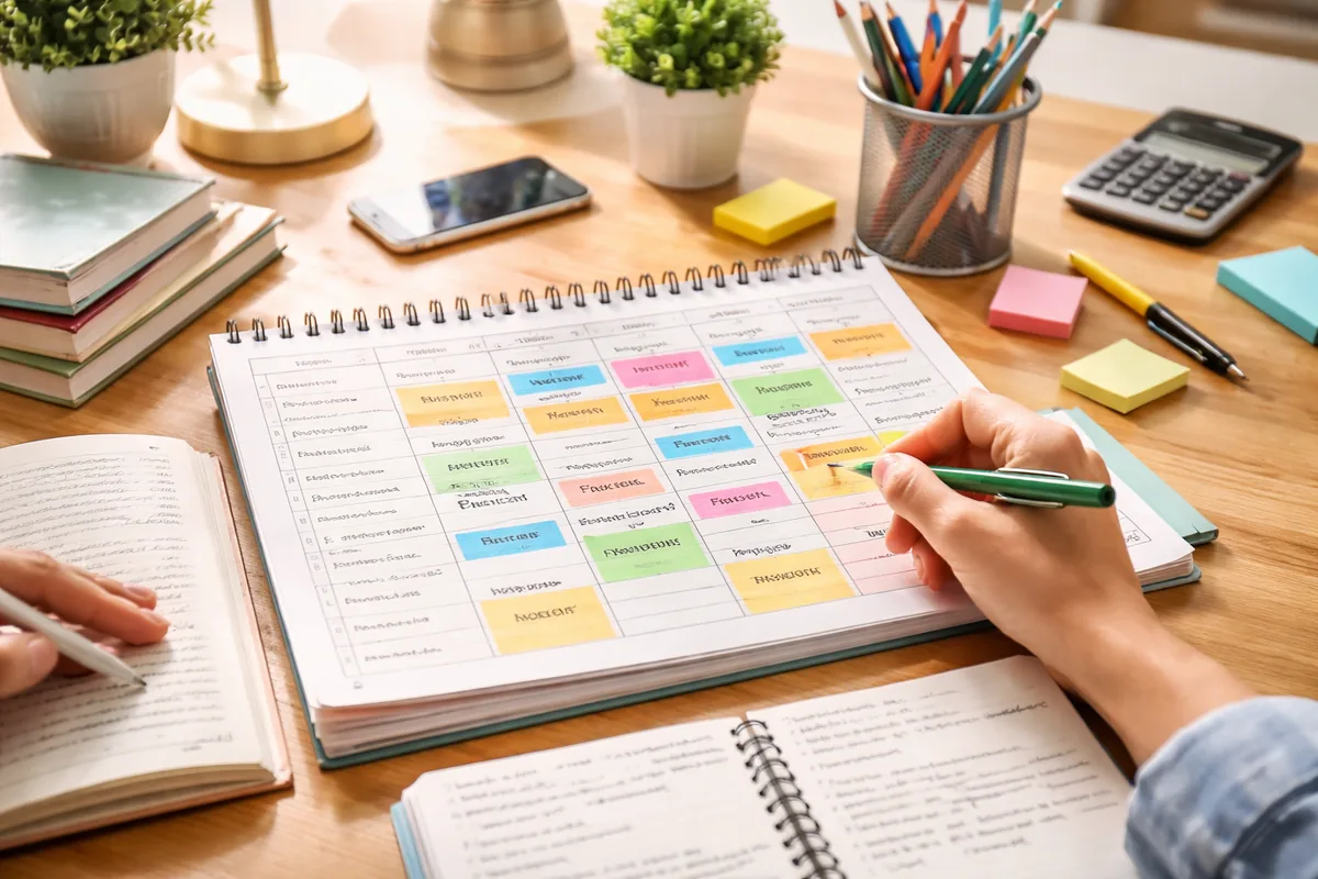 Comment réviser efficacement pour le Bac et le Brevet avec un planning adapté