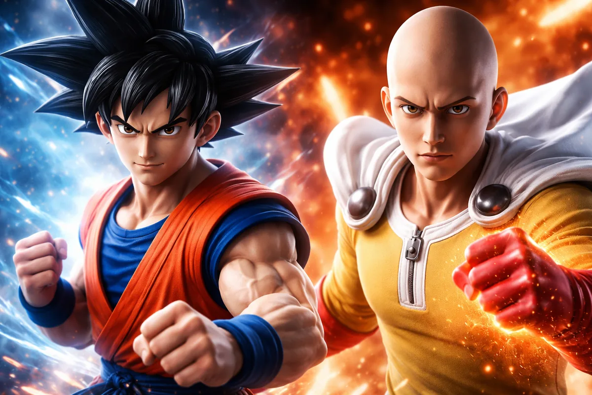 Quels sont les points forts des séries d'anime de Goku et Saitama ?