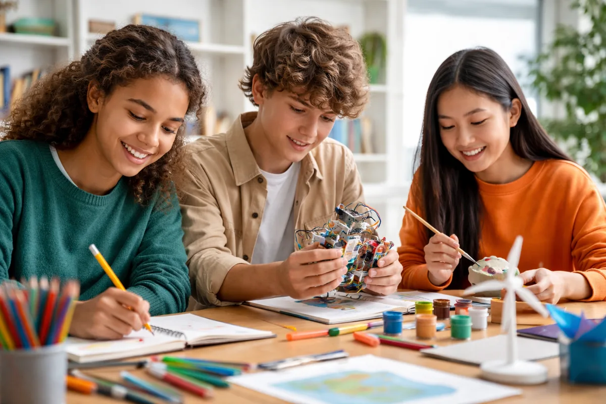 Les liens entre créativité et éducation chez les jeunes