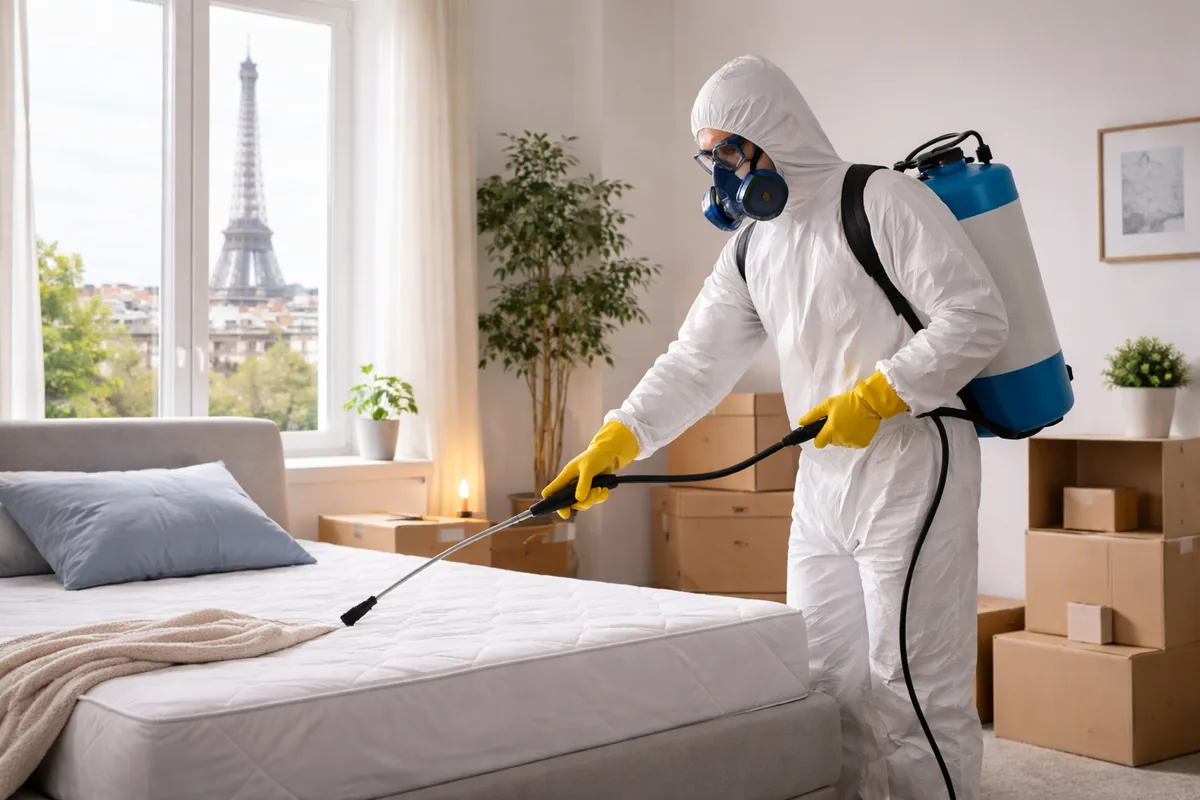 Comment se déroule une désinfection certifiée contre les punaises de lit à Paris ?
