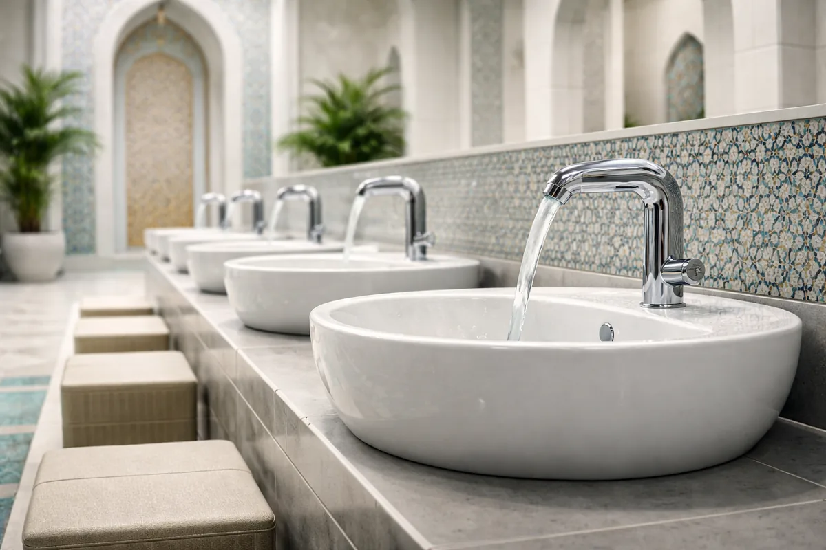 Pourquoi choisir des lavabos d'ablutions en céramique antibactérienne pour mosquées