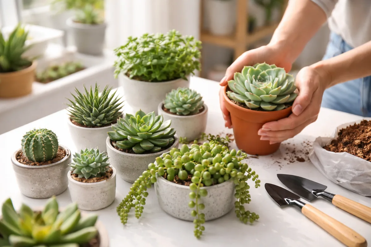 Comment bien choisir des plantes succulentes pour débutants en jardinage d'intérieur